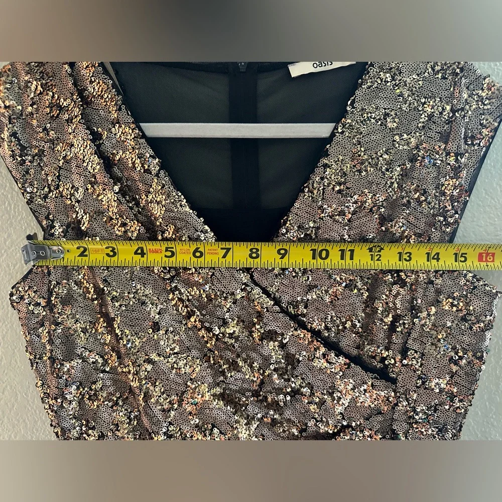 ASOS Gold Sequin Dress - Picture 6 of 11